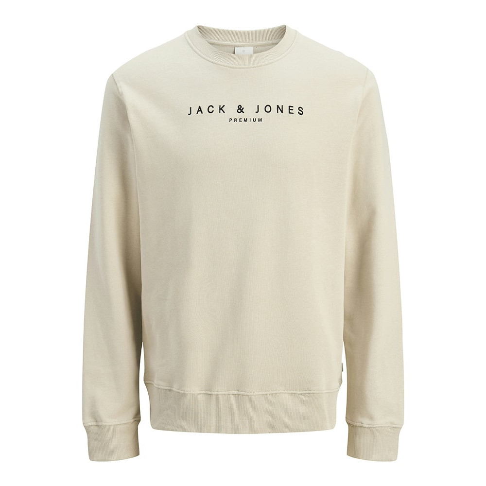 Jack and Jones Εκρού Φούτερ C Neck - 12283436