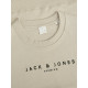 Jack and Jones Εκρού Φούτερ C Neck - 12283436