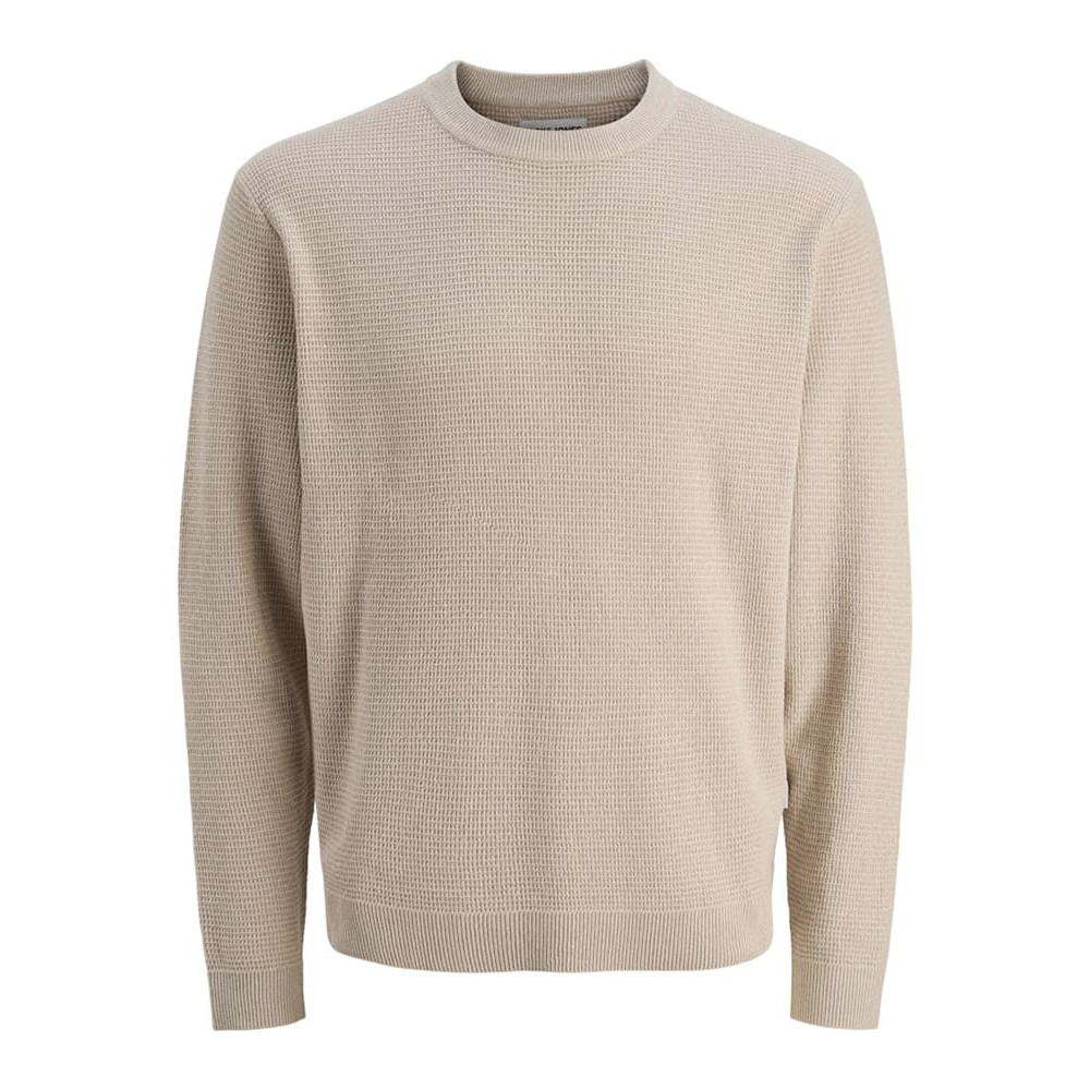 Jack & Jones Μπεζ Πουλόβερ C Neck - 12283452