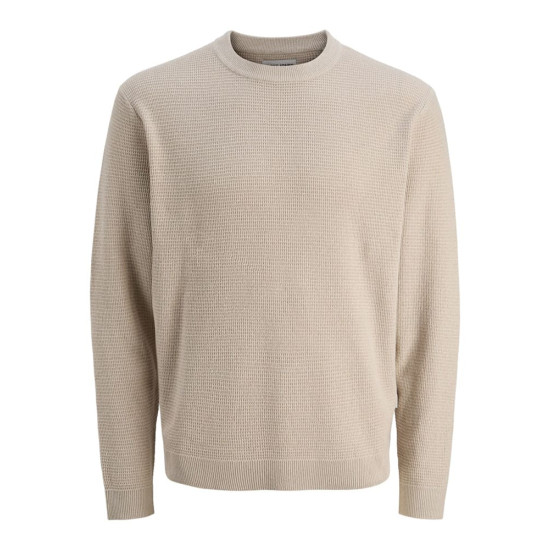 Jack & Jones Μπεζ Πουλόβερ C Neck - 12283452