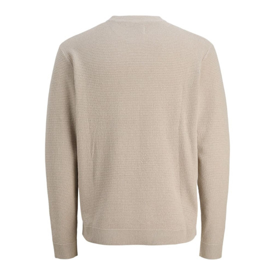 Jack & Jones Μπεζ Πουλόβερ C Neck - 12283452