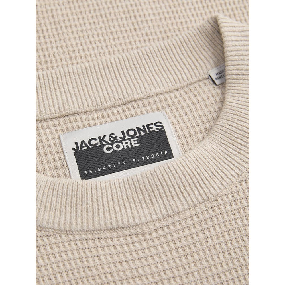 Jack & Jones Μπεζ Πουλόβερ C Neck - 12283452