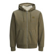 Jack and Jones Λαδί Ζακέτα Hoodie - 12262125