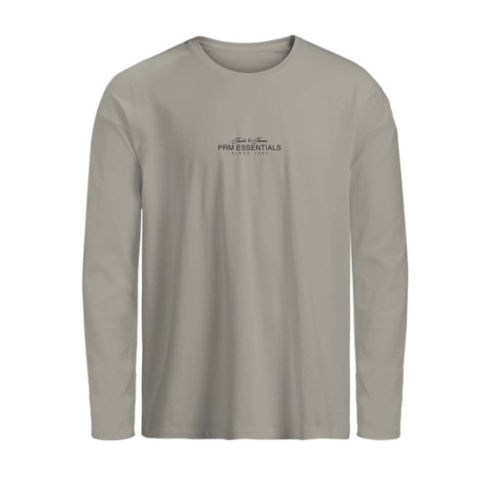 Jack & Jones Μπεζ Μπλούζα C Neck - 12288081