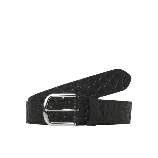 Jack & Jones Μαύρη Ζώνη 100% Leather - 12296278