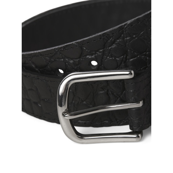 Jack & Jones Μαύρη Ζώνη 100% Leather - 12296278