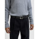 Jack & Jones Μαύρη Ζώνη 100% Leather - 12296278