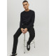 Jack & Jones Μαύρο Πουλόβερ C Neck - 12137190