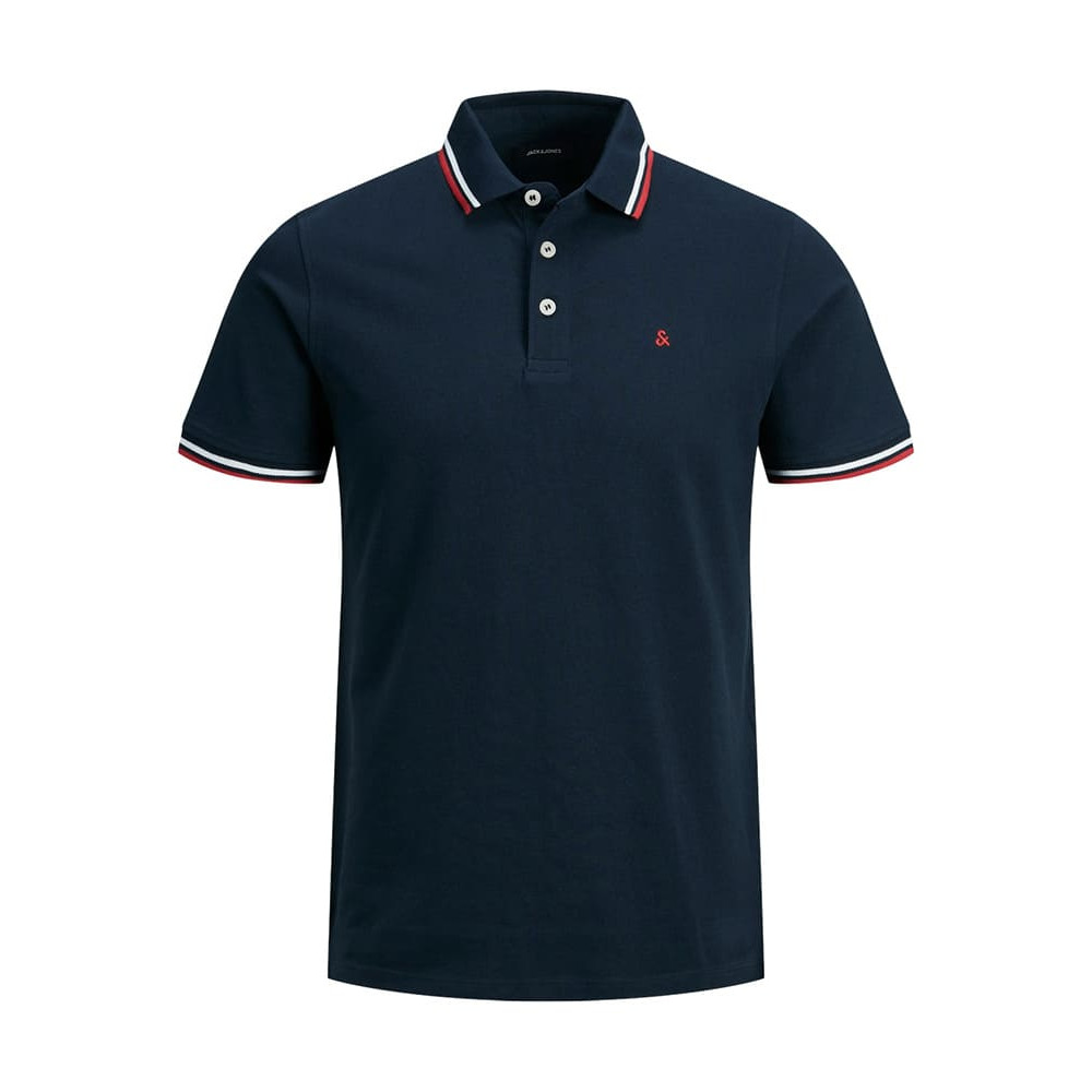 Jack and Jones Μπλε Σκούρο Κοντομάνικο polo - 12136668