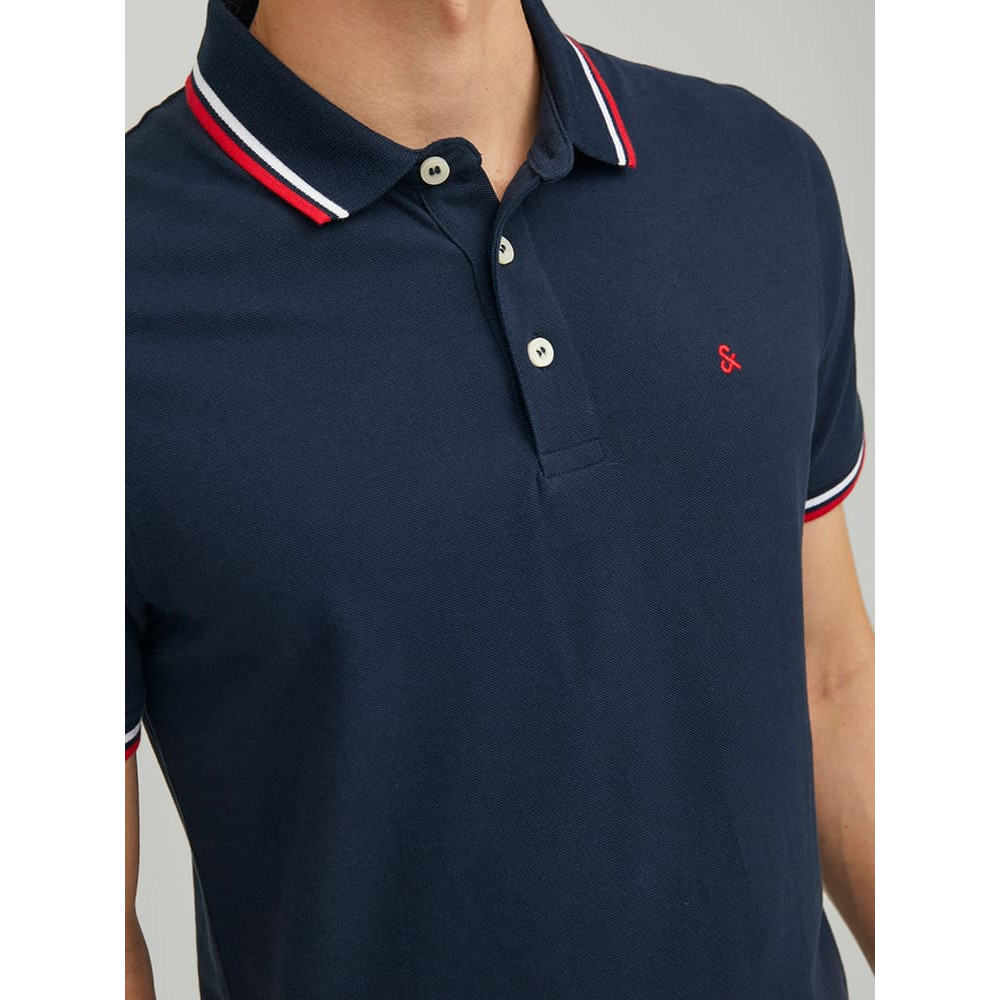 Jack and Jones Μπλε Σκούρο Κοντομάνικο polo - 12136668