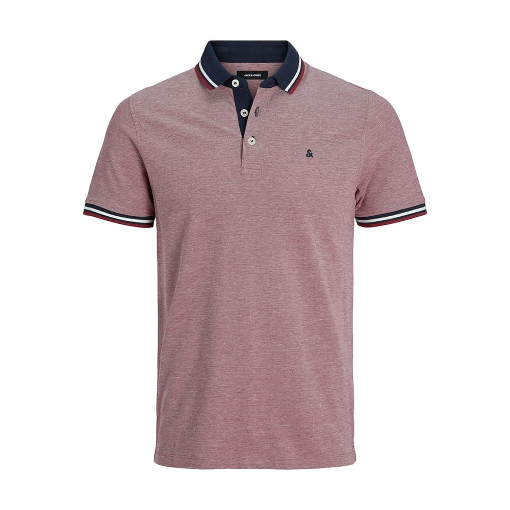 Jack and Jones Κόκκινο Κοντομάνικο polo - 12136668