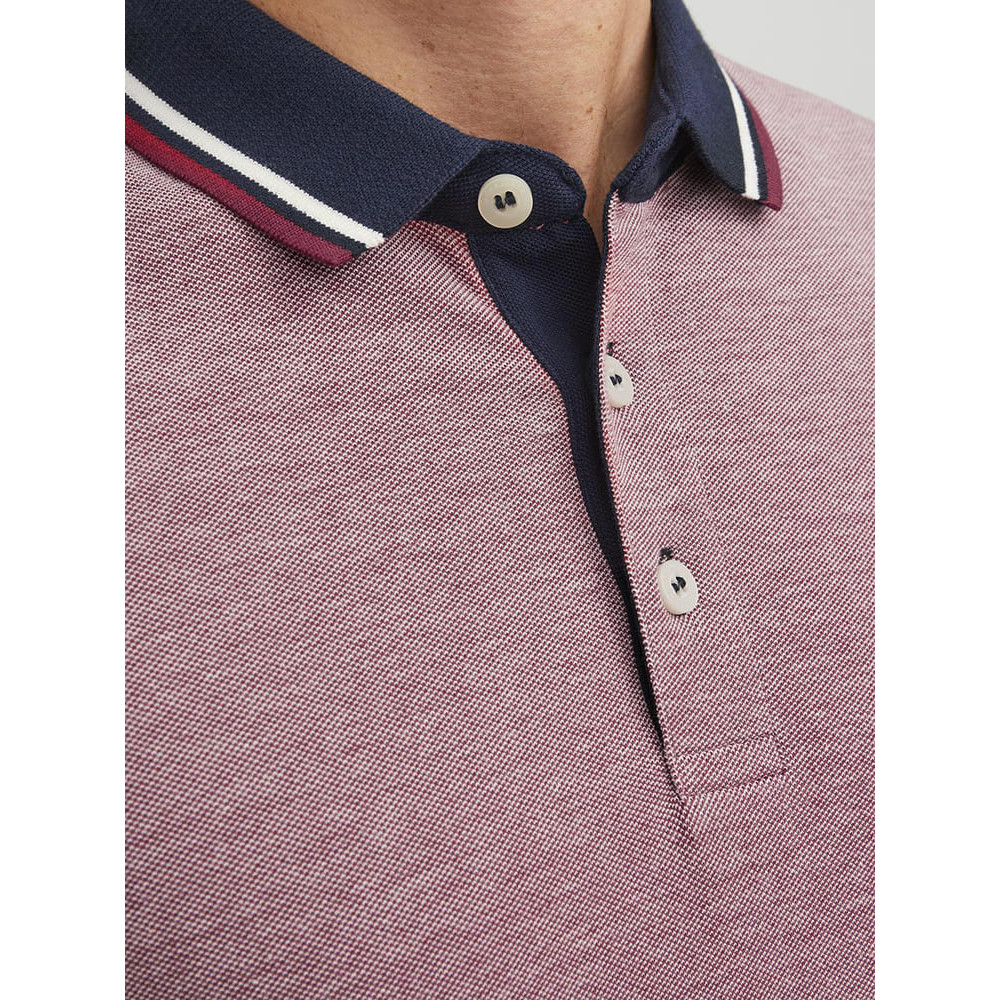 Jack and Jones Κόκκινο Κοντομάνικο polo - 12136668