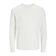 Jack and Jones Λευκό Πουλόβερ C Neck - 12137190