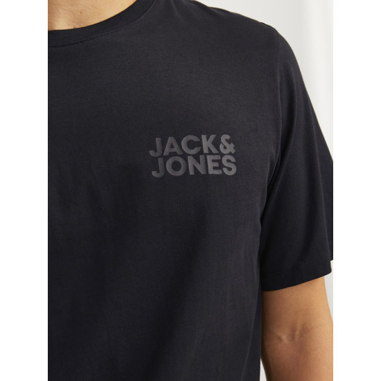 JACK & JONES Μαύρο T-shirt C Neck - 12151955