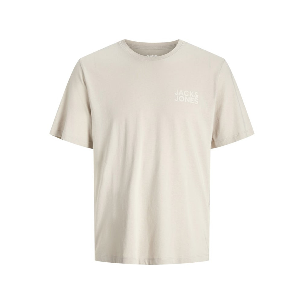 JACK & JONES Εκρού T-shirt C Neck - 12151955