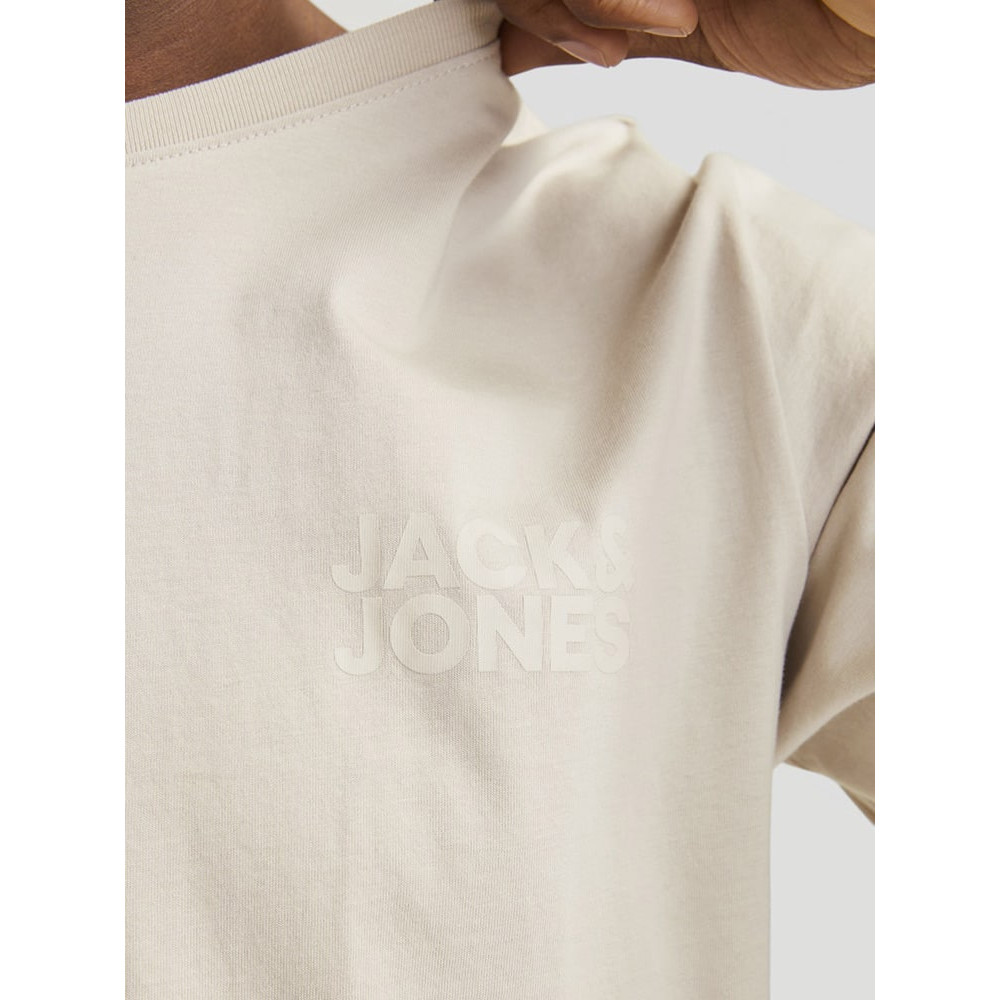JACK & JONES Εκρού T-shirt C Neck - 12151955