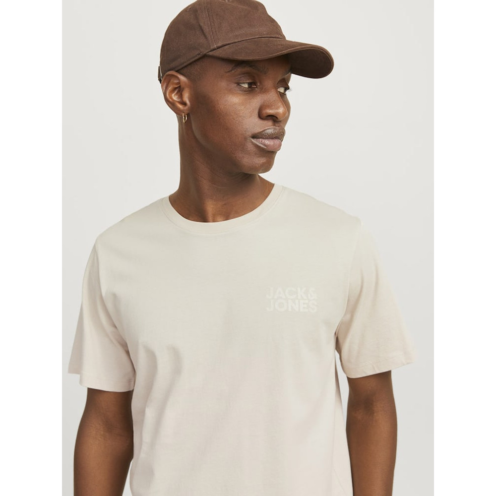 JACK & JONES Εκρού T-shirt C Neck - 12151955
