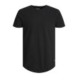 Jack and Jones Μαύρο T-shirt C Neck - 12113648