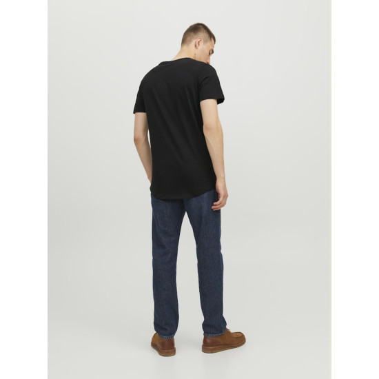 Jack and Jones Μαύρο T-shirt C Neck - 12113648