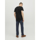 Jack and Jones Μαύρο T-shirt C Neck - 12113648