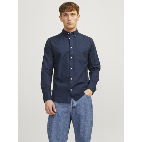 Jack & Jones Μπλε Σκούρο Πουκάμισο Button Down - 12192150