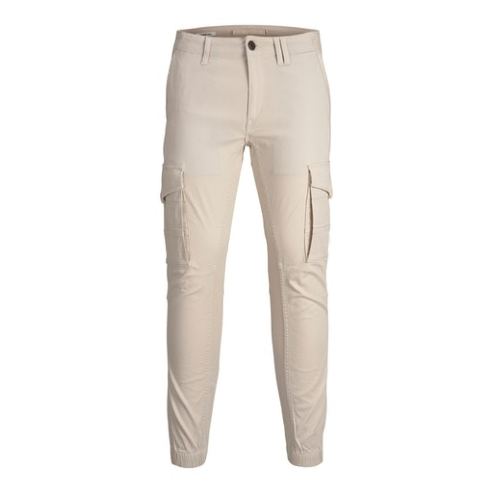 Jack and Jones Εκρού Παντελόνι Cargo - 12202936