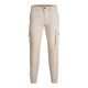 Jack and Jones Εκρού Παντελόνι Cargo - 12202936