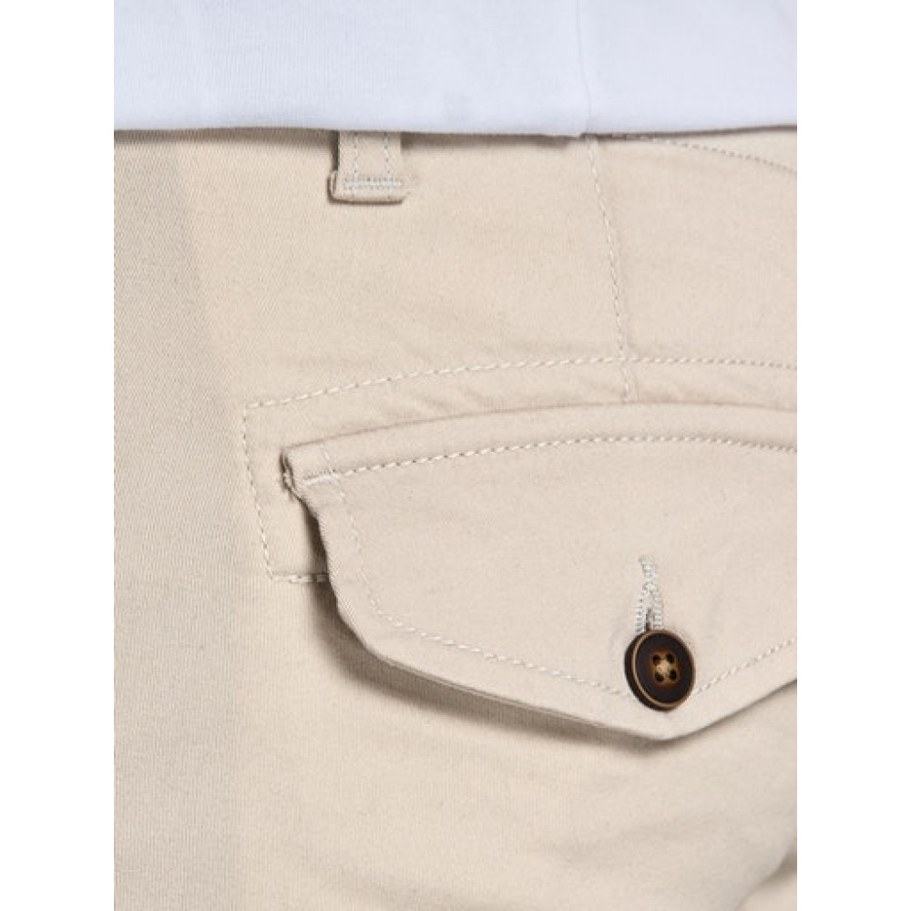 Jack and Jones Εκρού Παντελόνι Cargo - 12202936