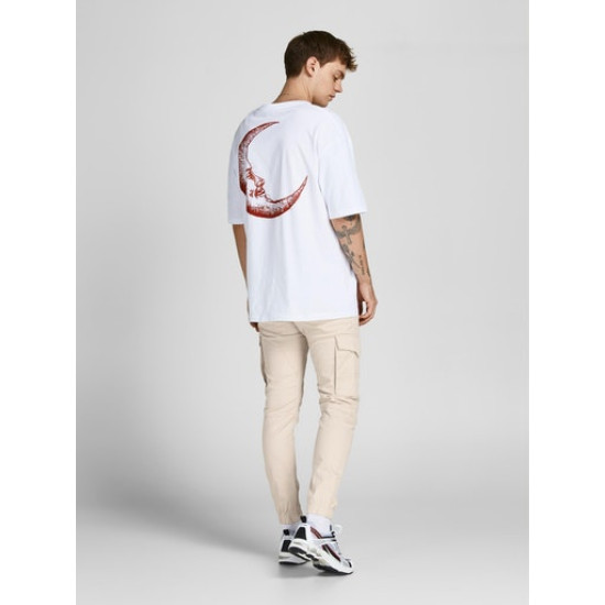 Jack and Jones Εκρού Παντελόνι Cargo - 12202936