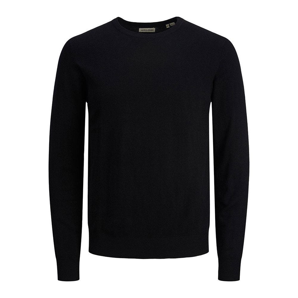 Jack and Jones Μαύρο Πουλόβερ C Neck - 12208364