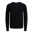 Jack and Jones Μαύρο Πουλόβερ C Neck - 12208364
