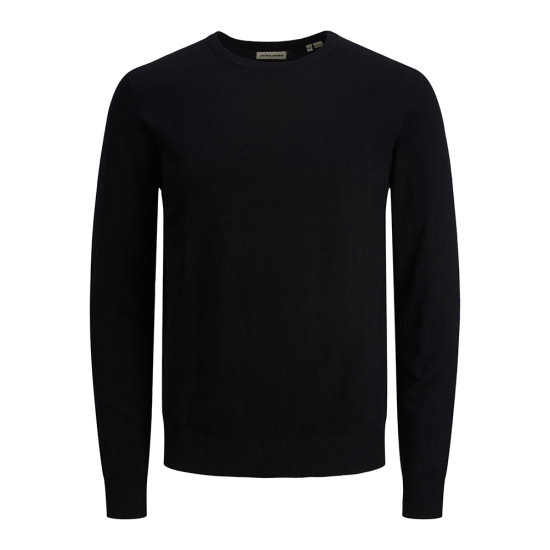 Jack and Jones Μαύρο Πουλόβερ C Neck - 12208364