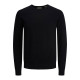 Jack and Jones Μαύρο Πουλόβερ C Neck - 12208364