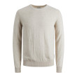 Jack and Jones Εκρού Πουλόβερ C Neck - 12208364