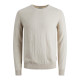 Jack and Jones Εκρού Πουλόβερ C Neck - 12208364
