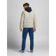 Jack and Jones Εκρού Μπουφάν τύπου Puffer - 12211129 