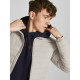Jack and Jones Εκρού Μπουφάν τύπου Puffer - 12211129 