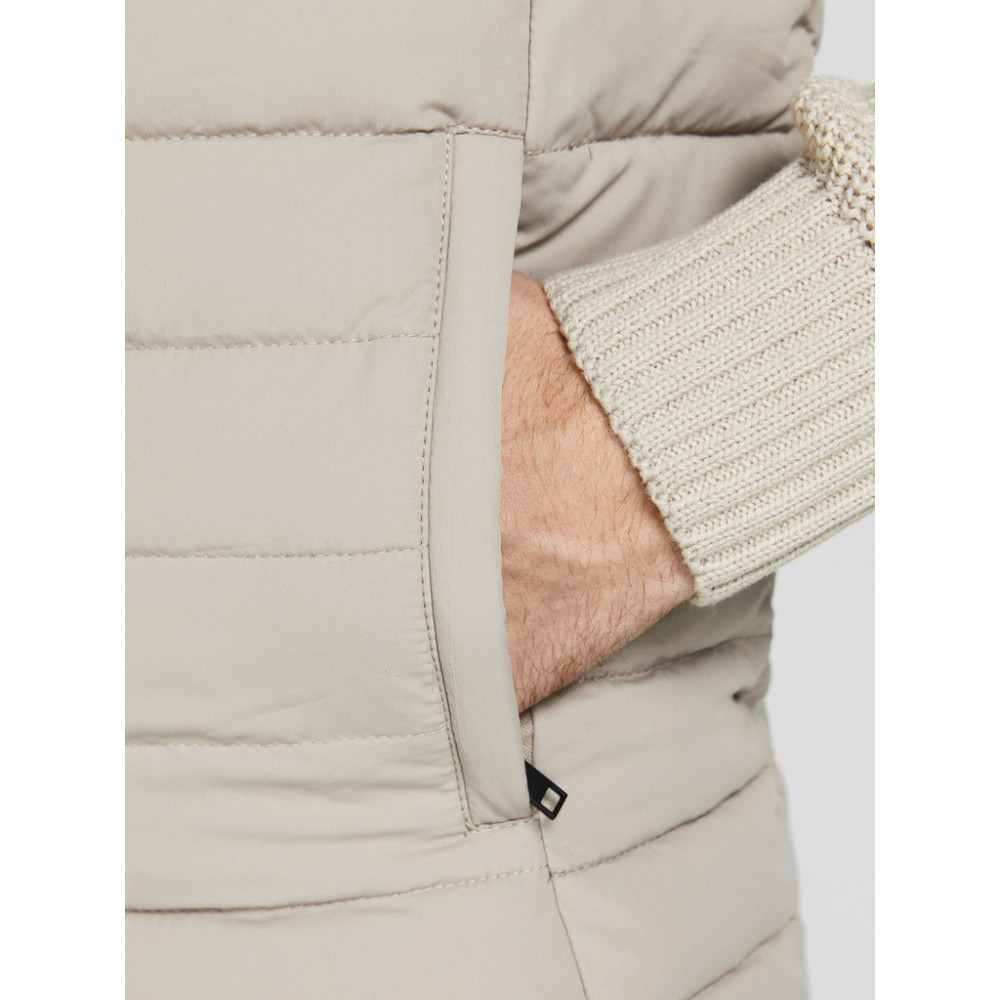 Jack & Jones Μπεζ Αμάνικο Μπούφαν - 12211132 