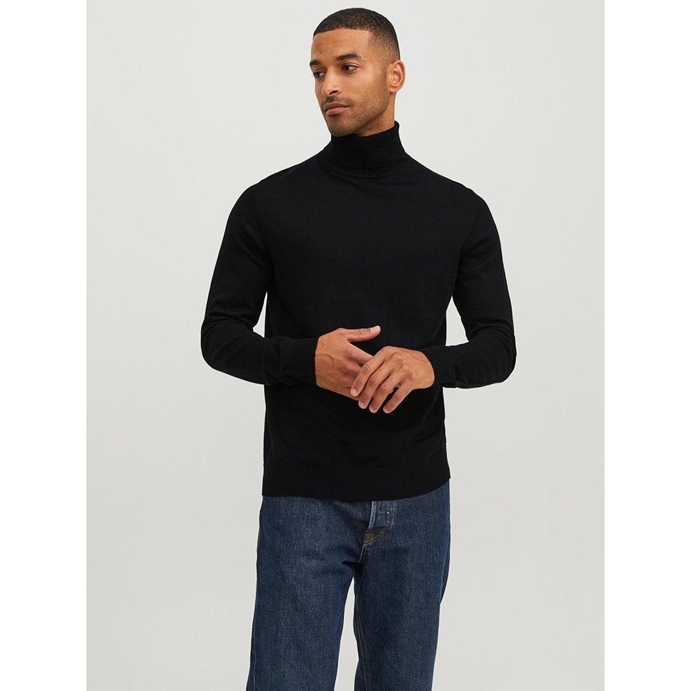 Jack and Jones Μαύρο Ζιβάγκο 100% Wool - 12216829