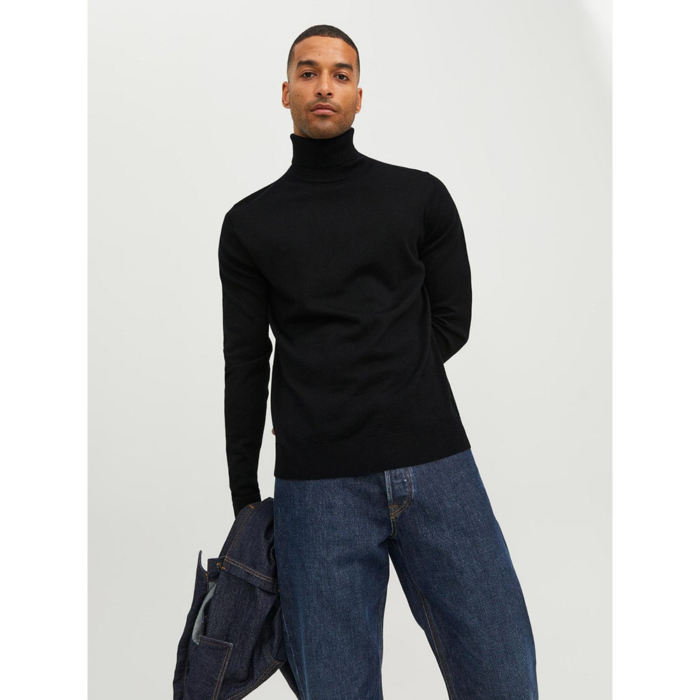 Jack and Jones Μαύρο Ζιβάγκο 100% Wool - 12216829