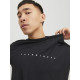 Jack and Jones Μαύρο T-shirt C Neck - 12234746
