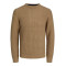 Jack and Jones Μπεζ Πουλόβερ C Neck - 12236286