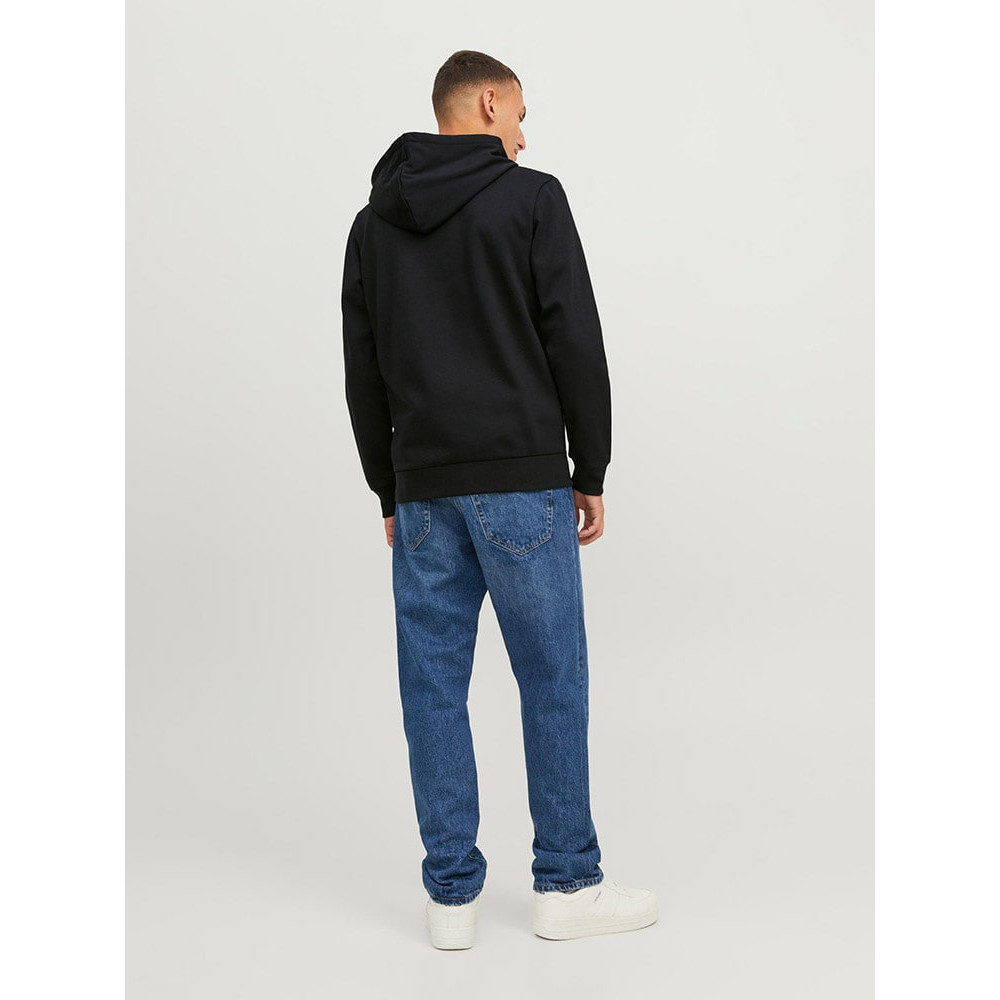 Jack and Jones Μαύρη Ζακέτα Hoodie - 12236179