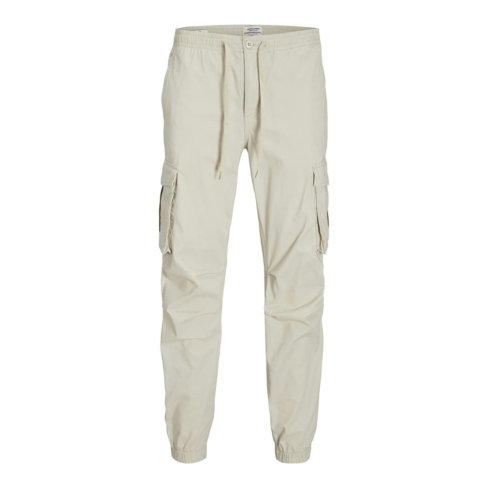 Jack and Jones Εκρού Παντελόνι Cargo - 12242264