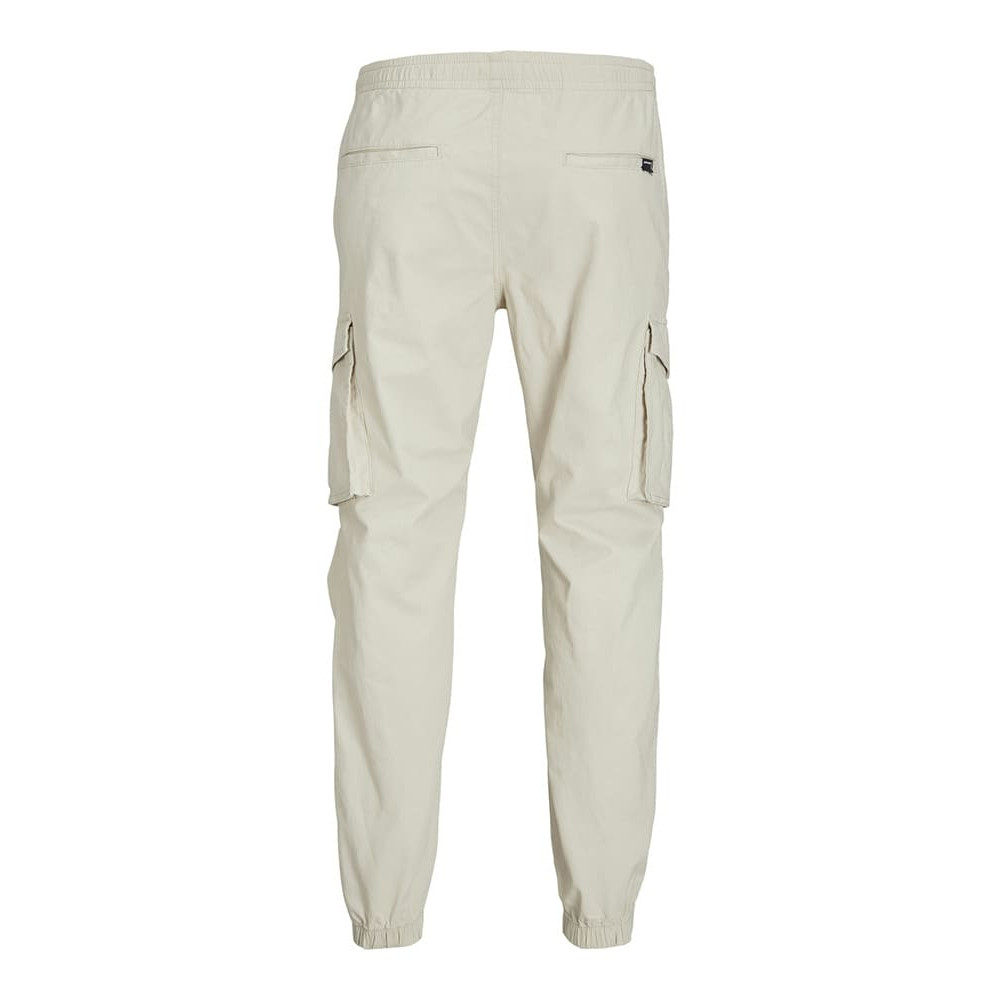 Jack and Jones Εκρού Παντελόνι Cargo - 12242264
