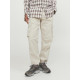 Jack and Jones Εκρού Παντελόνι Cargo - 12242264
