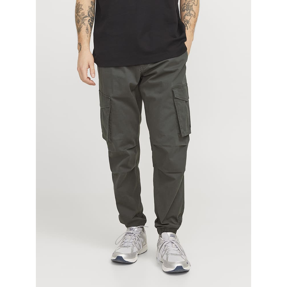 Jack and Jones Ανθρακί Παντελόνι Cargo - 12242264