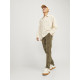 Jack & Jones Μπεζ Παντελόνι Κοτλέ - 12258301