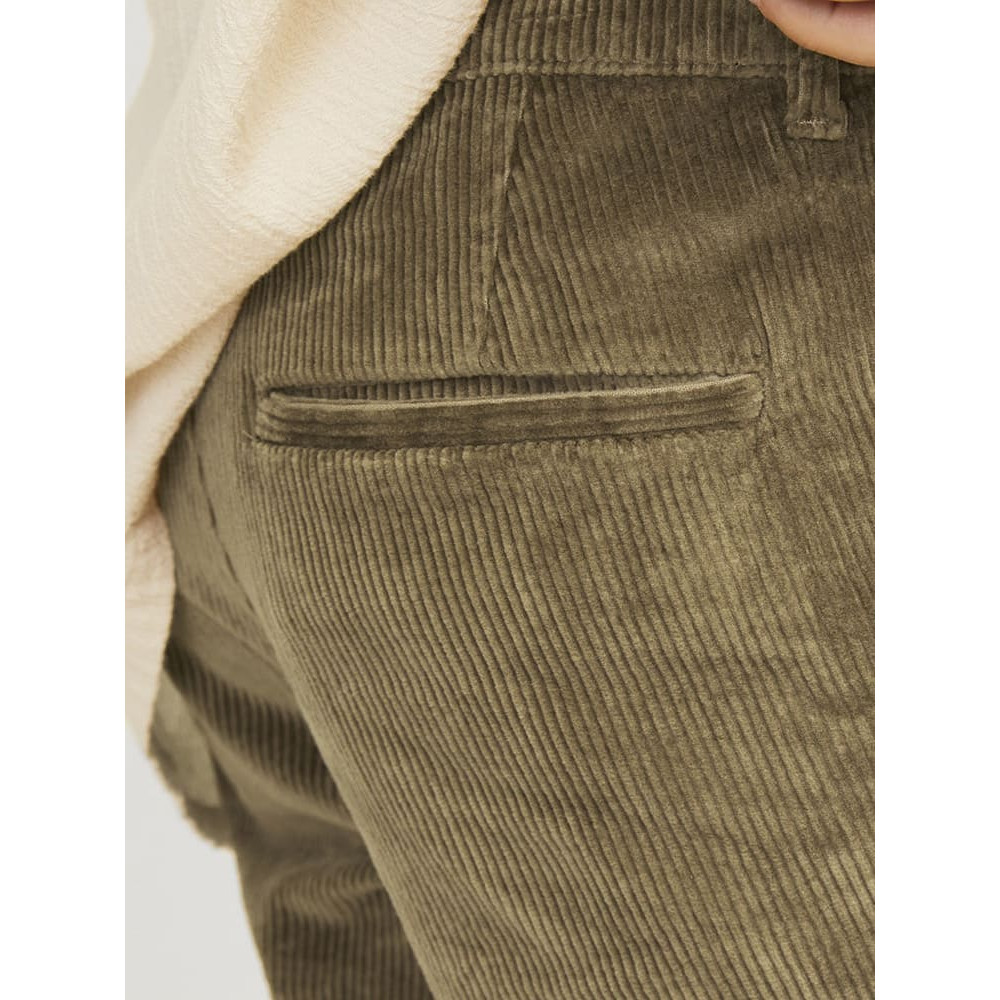 Jack & Jones Μπεζ Παντελόνι Κοτλέ - 12258301