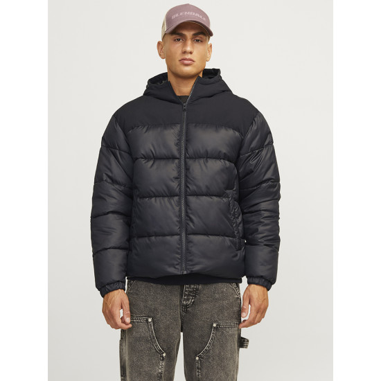 Jack and Jones Μαύρο Puffer Jacket - 12256882
